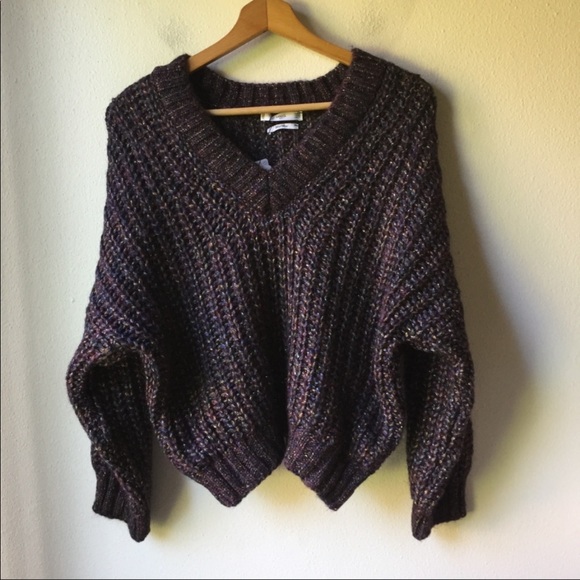 Mango Sweaters - MANGO wool blend v-neck sweater